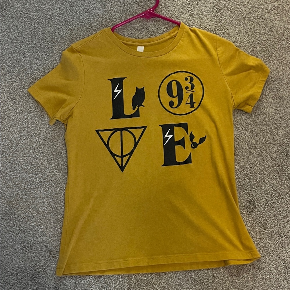 Women’s Graphic Tee - Mustard Love Design